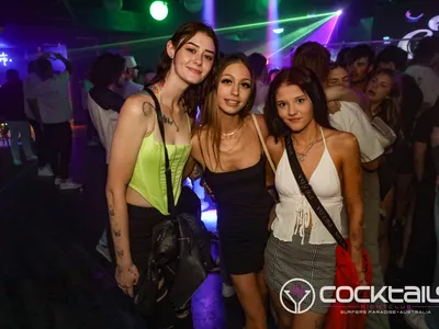 A professional photo of guests enjoying themselves at Cocktails Nightclub from our gallery.