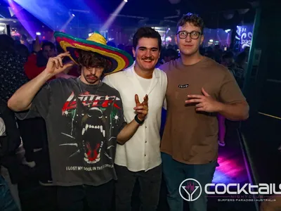 A professional photo of guests enjoying themselves at Cocktails Nightclub from our gallery.