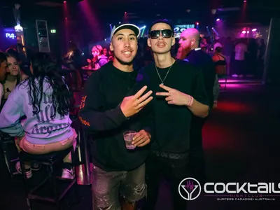 A professional photo of guests enjoying themselves at Cocktails Nightclub from our gallery.