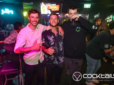 A professional photo of guests enjoying themselves at Cocktails Nightclub from our gallery.