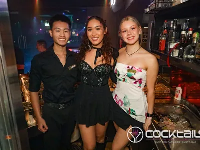 A professional photo of guests enjoying themselves at Cocktails Nightclub from our gallery.