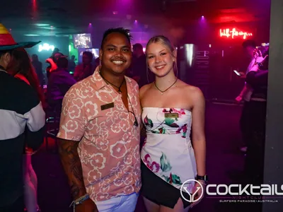 A professional photo of guests enjoying themselves at Cocktails Nightclub from our gallery.