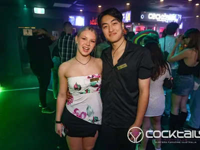 A professional photo of guests enjoying themselves at Cocktails Nightclub from our gallery.