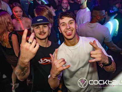 A professional photo of guests enjoying themselves at Cocktails Nightclub from our gallery.