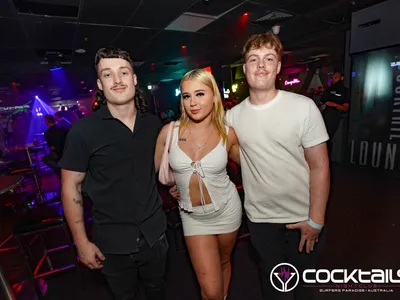 A professional photo of guests enjoying themselves at Cocktails Nightclub from our gallery.