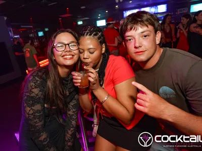 A professional photo of guests enjoying themselves at Cocktails Nightclub from our gallery.