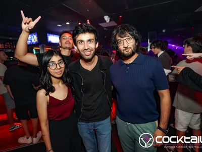 A professional photo of guests enjoying themselves at Cocktails Nightclub from our gallery.