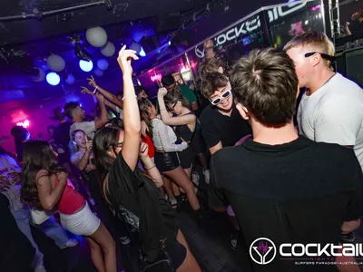 A professional photo of guests enjoying themselves at Cocktails Nightclub from our gallery.