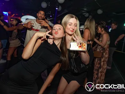 A professional photo of guests enjoying themselves at Cocktails Nightclub from our gallery.