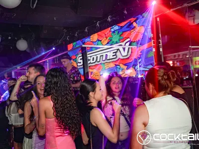 A professional photo of guests enjoying themselves at Cocktails Nightclub from our gallery.