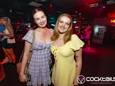 A professional photo of guests enjoying themselves at Cocktails Nightclub from our gallery.