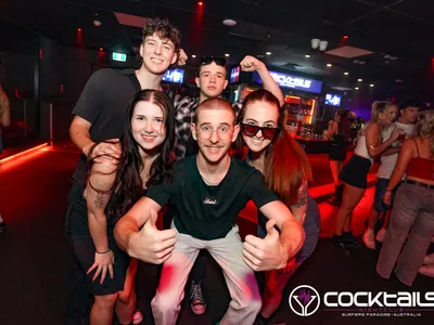 A professional photo of guests enjoying themselves at Cocktails Nightclub from our gallery.