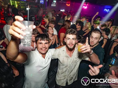 A professional photo of guests enjoying themselves at Cocktails Nightclub from our gallery.