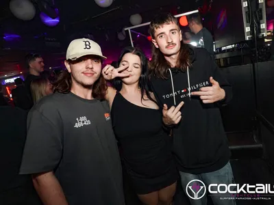 A professional photo of guests enjoying themselves at Cocktails Nightclub from our gallery.