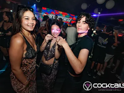 A professional photo of guests enjoying themselves at Cocktails Nightclub from our gallery.