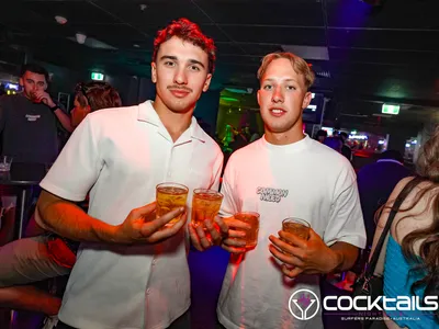 A professional photo of guests enjoying themselves at Cocktails Nightclub from our gallery.