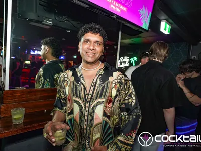 A professional photo of guests enjoying themselves at Cocktails Nightclub from our gallery.