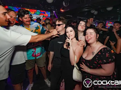 A professional photo of guests enjoying themselves at Cocktails Nightclub from our gallery.