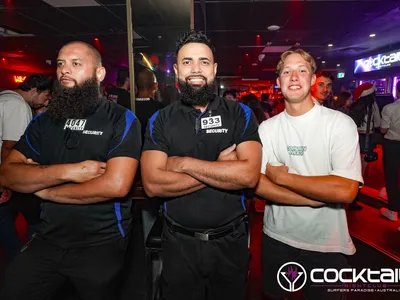 A professional photo of guests enjoying themselves at Cocktails Nightclub from our gallery.