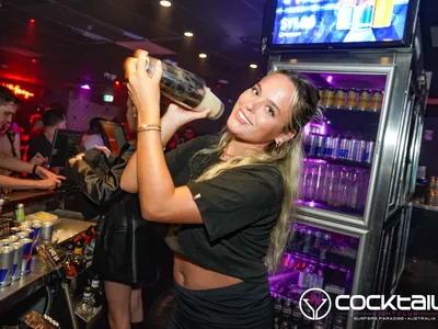 A professional photo of guests enjoying themselves at Cocktails Nightclub from our gallery.