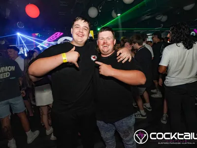 A professional photo of guests enjoying themselves at Cocktails Nightclub from our gallery.