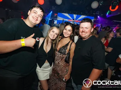 A professional photo of guests enjoying themselves at Cocktails Nightclub from our gallery.