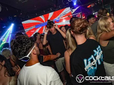 A professional photo of guests enjoying themselves at Cocktails Nightclub from our gallery.