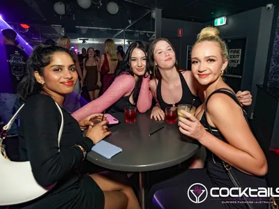 A professional photo of guests enjoying themselves at Cocktails Nightclub from our gallery.