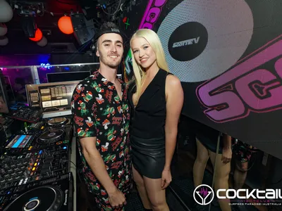 A professional photo of guests enjoying themselves at Cocktails Nightclub from our gallery.