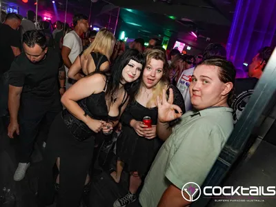 A professional photo of guests enjoying themselves at Cocktails Nightclub from our gallery.