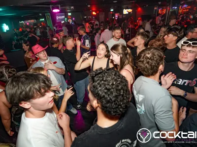 A professional photo of guests enjoying themselves at Cocktails Nightclub from our gallery.