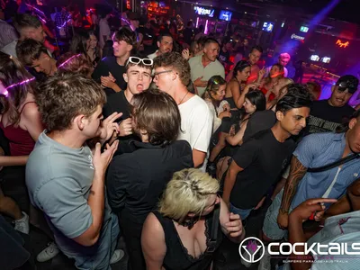 A professional photo of guests enjoying themselves at Cocktails Nightclub from our gallery.