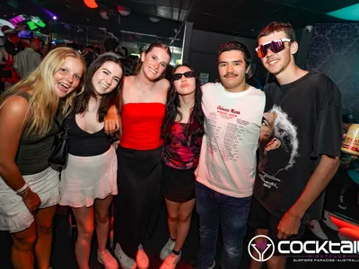 A professional photo of guests enjoying themselves at Cocktails Nightclub from our gallery.