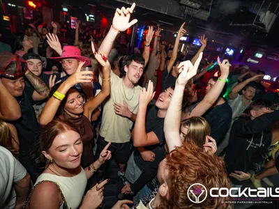 A professional photo of guests enjoying themselves at Cocktails Nightclub from our gallery.