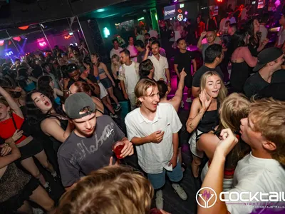 A professional photo of guests enjoying themselves at Cocktails Nightclub from our gallery.