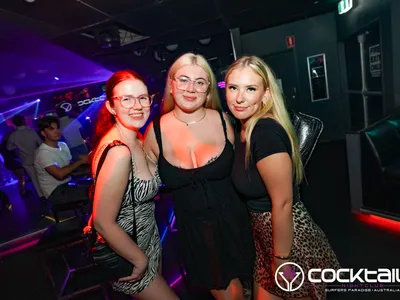 A professional photo of guests enjoying themselves at Cocktails Nightclub from our gallery.