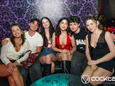 A professional photo of guests enjoying themselves at Cocktails Nightclub from our gallery.