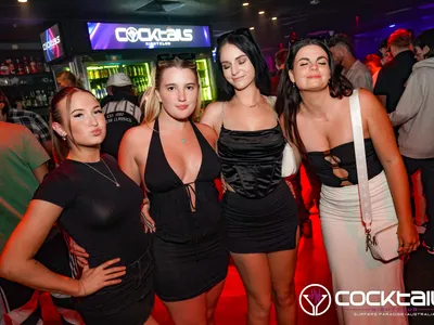 A professional photo of guests enjoying themselves at Cocktails Nightclub from our gallery.