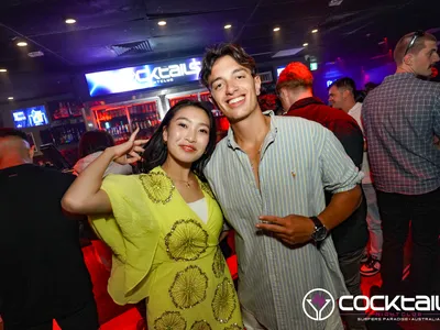 A professional photo of guests enjoying themselves at Cocktails Nightclub from our gallery.