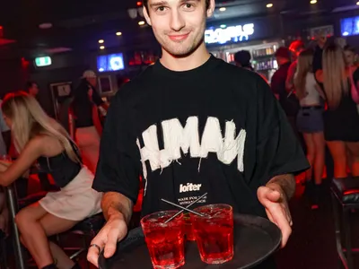 A professional photo of guests enjoying themselves at Cocktails Nightclub from our gallery.