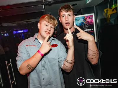 A professional photo of guests enjoying themselves at Cocktails Nightclub from our gallery.