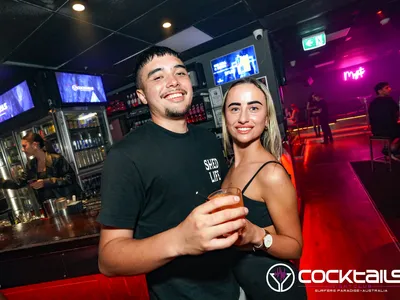 A professional photo of guests enjoying themselves at Cocktails Nightclub from our gallery.