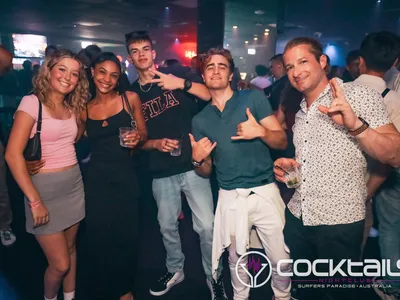 A professional photo of guests enjoying themselves at Cocktails Nightclub from our gallery.