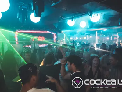 A professional photo of guests enjoying themselves at Cocktails Nightclub from our gallery.