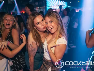 A professional photo of guests enjoying themselves at Cocktails Nightclub from our gallery.