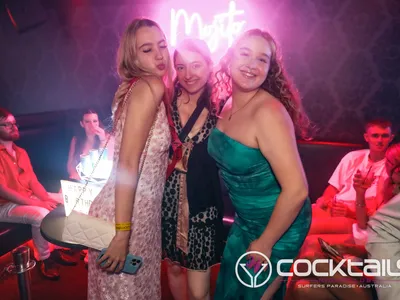 A professional photo of guests enjoying themselves at Cocktails Nightclub from our gallery.