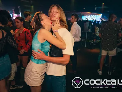 A professional photo of guests enjoying themselves at Cocktails Nightclub from our gallery.