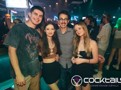 A professional photo of guests enjoying themselves at Cocktails Nightclub from our gallery.