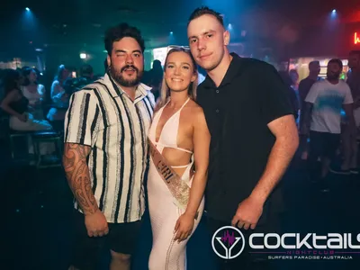 A professional photo of guests enjoying themselves at Cocktails Nightclub from our gallery.