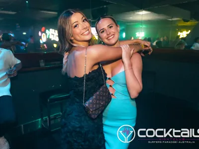 A professional photo of guests enjoying themselves at Cocktails Nightclub from our gallery.